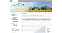 Desktop Screenshot of bioalians.pl